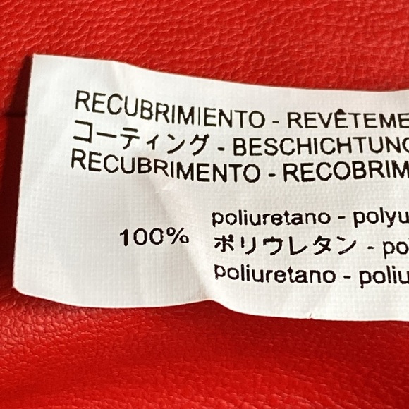 NWOT. Zara Red Faux Leather Off-the-Shoulder Midi Dress. Size S. - Picture 10 of 12